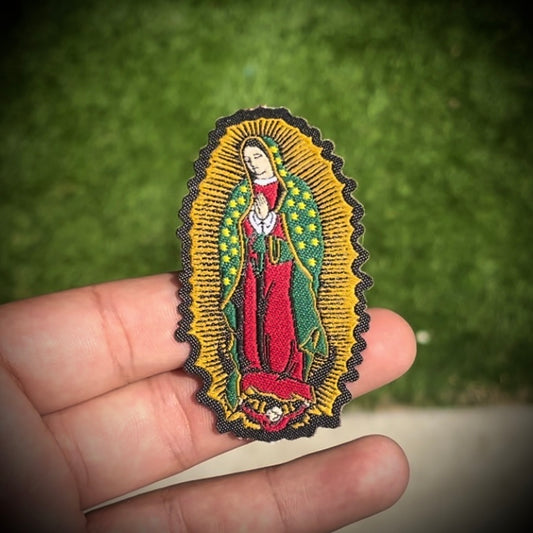 Virgen De Guadalupe Peel & Stick Woven Patch