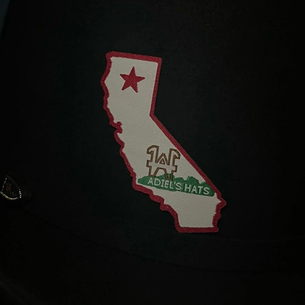 Adiel’s Hats California State Shaped Woven Patch